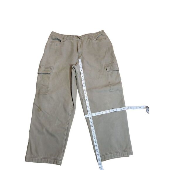 Gravel Gear Carpenter Pants Men Sz 40 X 30 Rip‎ Stop Khaki Straight Leg - Picture 4 of 7